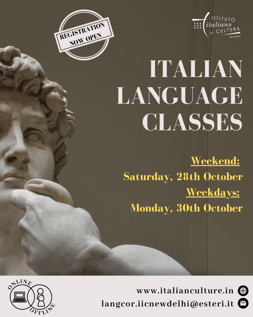 Come, learn Italian with us this Autumn. – Istituto Italiano di Cultura ...
